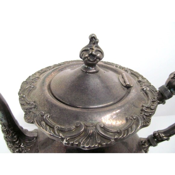 Ascot By Community Reproduction Sheffield Design Silver Plate Coffee Pot - Picture 3 of 16